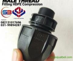 Male Thread HDPE Compression Penguin