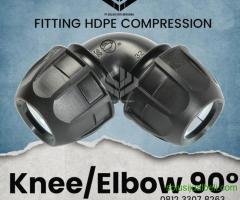 Elbow HDPE Compression Murah 20 mm - 110 mm