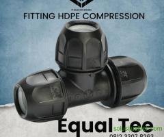 Tee HDPE Compression Murah 20 mm - 110 mm