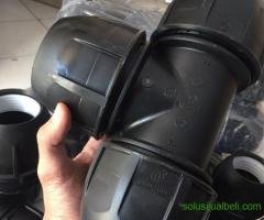 Tee HDPE Compression Murah 20 mm - 110 mm - Gambar 2