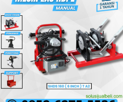 Mesin Las Pipa Hdpe SHDS 160MM T A2 | Mesin Penyambung Pemanas Pipa Hdpe 6 Inch