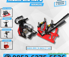 Mesin Las Pipa Hdpe Manual 200 T A2 | Mesin Joint Pipa 1-1/2-8 Inch