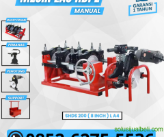 Mesin Las Pipa Hdpe SHDS 200MM L A4 | Mesin Penyambung Pemanas Pipa Hdpe 8 Inch