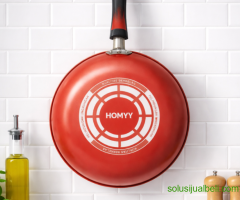 Wajan diamond anti lengket, bahan tebal dengan kualitas premium - Gambar 2