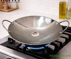 Wajan stainless anti lengket, dengan bahan premium