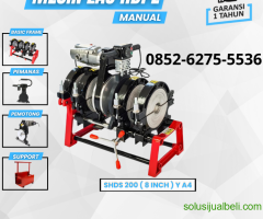 Mesin Las Pipa Hdpe Manual Type SHDS 200 Y A4 (50-200) | Mesin Penyambung Pemanas Pipa Hdp