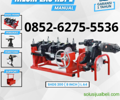 Mesin Las Pipa Hdpe Manual Type SHDS 200 L A4 (50-200) | Mesin Penyambung Pemanas Pipa Hdpe