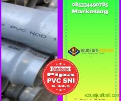 Harga Pipa PVC SNI S-12,5 RRJ Ukuran 3" Kabupaten Buleleng