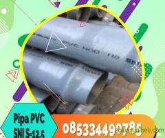 Harga Pipa PVC SNI S-12,5 RRJ Ukuran 4" Kabupaten Gianyar