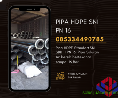 Distributor Pipa HDPE SNI PN 16 Ukuran 6" Kabupaten Aceh Timur