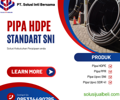 Jual Pipa HDPE Standart SNI SDR 17 PN 10 Ukuran 14" Kota Semarang