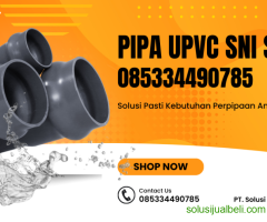 Jual Pipa Upvc SNI RRJ S-12,5 Ukuran 16" Kabupaten Sragen