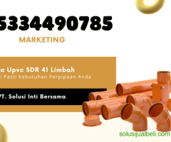 Jual Pipa Upvc S-20 Limbah MOF Ukuran 160mm Kabupaten Sragen