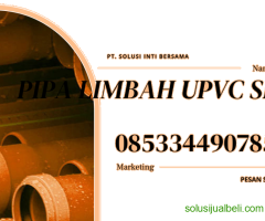 Jual Pipa Upvc S-20 Limbah RRJ Ukuran 200mm Kabupaten Temanggung