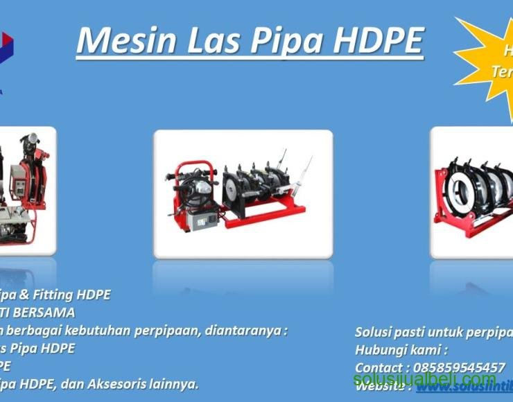 Jual Mesin Las Penyambung Pipa HDPE Murah - 1