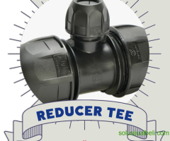 Distributor Fitting HDPE Penguin Reducer Tee 63mmx25mm Kabupaten Bengkayang