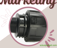 Distributor Fitting HDPE Penguin Male Thread 32mm Kota Pontianak