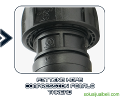 Distributor Fitting HDPE Penguin Female Thread 110mm Kota Bontang