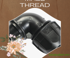 Distributor Fitting HDPE Penguin Elbow Male Thread 40mm Kabupaten Kulon Progo