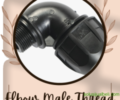 Distributor Fitting HDPE Penguin Elbow Male Thread 63mm Kota Yogyakarta