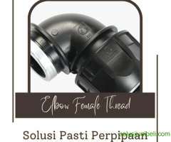 Distributor Fitting HDPE Penguin Elbow Female Thread 90mm Kabupaten Grobogan