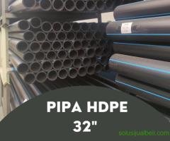Distributor Pipa Hdpe Atau Pipa Hitam Lentur Ukuran 32" (Sumatera utara)