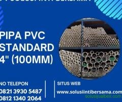 Distributor Pipa PVC Standard AW/D 4" Atau 100MM (Sumatera Barat)