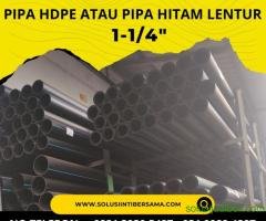Jual Pipa HDPE Atau Pipa Hitam Lentur 1-1/4" (Sumatera Barat)