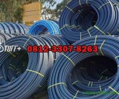 Jual Pipa HDPE Tuff+ Hitam Polos / Strip Biru / Double Layer / Custom - Gambar 3