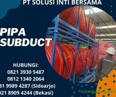 Jual Pipa Subduct Jember Jawa Timur 2024