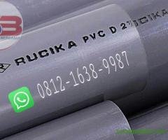 Pipa PVC Rucika Ukuran 2 inc 4 Meter/Batang