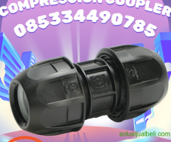 Fitting HDPE Compression Coupler 4" Kota Bima