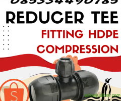 Fitting HDPE Compression Reducer Tee 90mmx 75mm Kabupaten Lombok Tengah