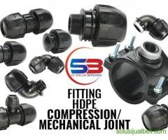 Jual Coupler/Straight Coupler/Straight Coupling HDPE (PP) Compression 25mm 3/4 inch - Gambar 3