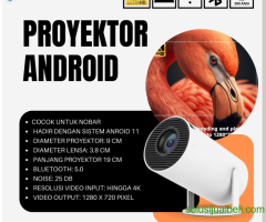 Proyektor Android HD, Resolusi Tampilan Video Input Hingga 4K