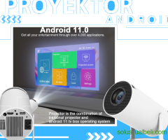 Proyektor Android HD, Resolusi Tampilan Video Input Hingga 4K