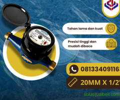 Water Meter Kuningan Brass Onda 1/2" inci