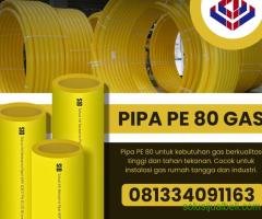 Pipa PE 80 GAS