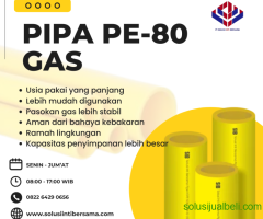 Distributor Pipa PE-80 Gas Kabupaten Sidoarjo