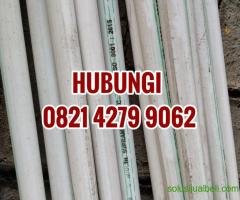 SWIPE UP! PIPA PVC VINILON PUTIH ABU AW D PANJANG 4 METER